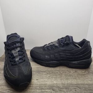Nike Air Max 95 Triple Black Running Athletic Shoes Men's Size 13
